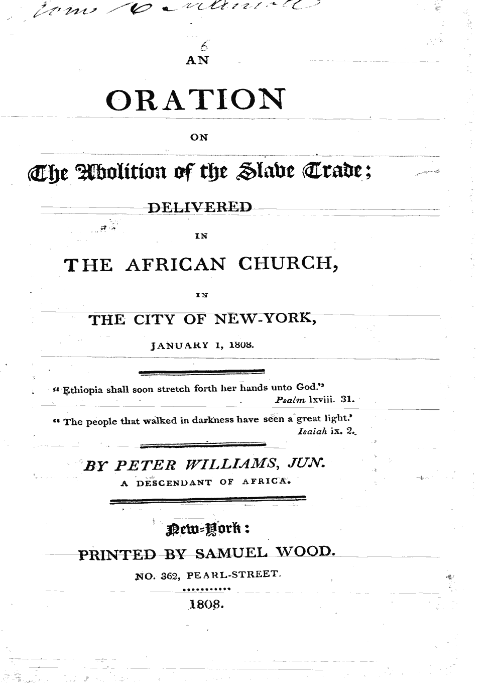 Scanned image of page