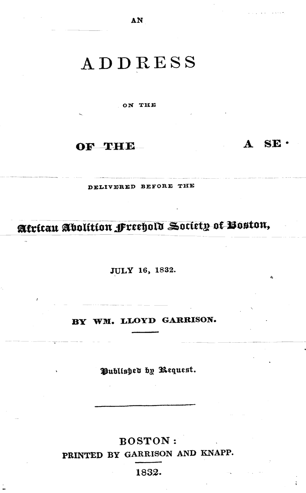 Scanned image of page