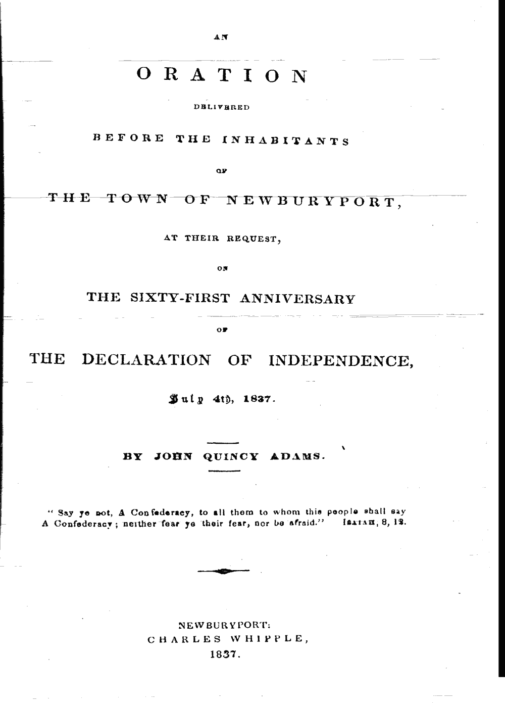 Scanned image of page