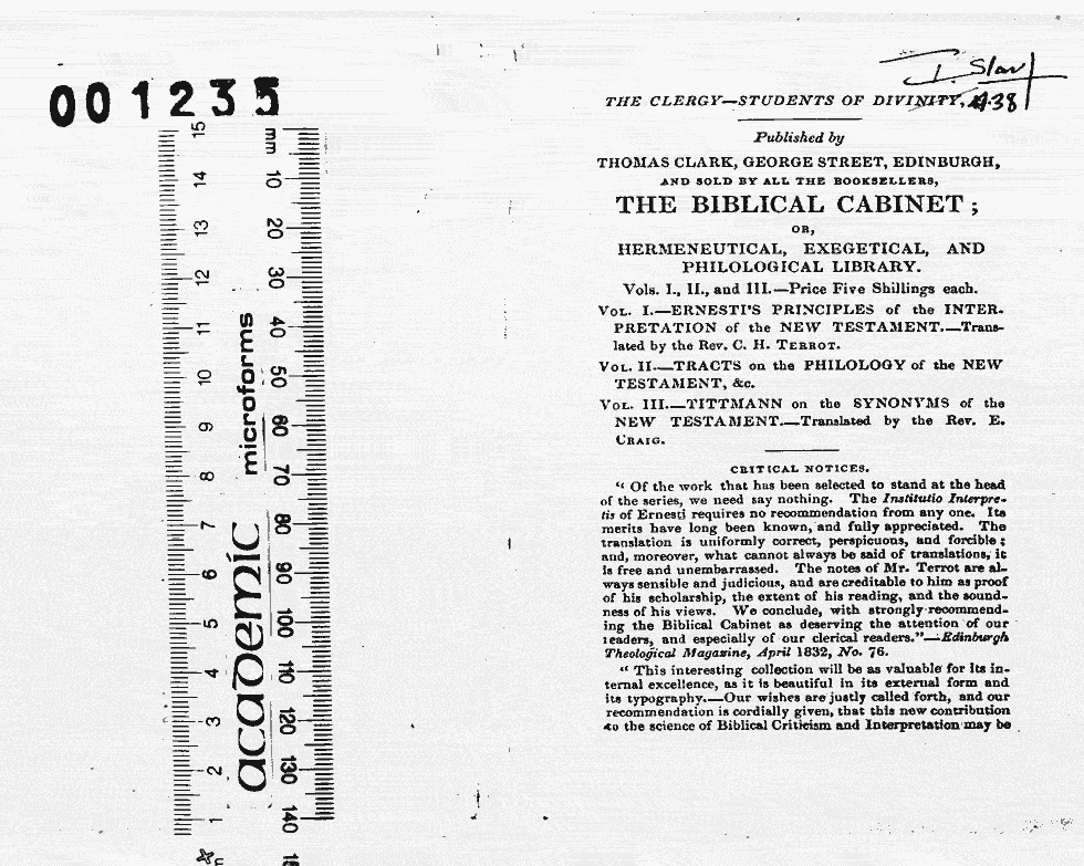 Scanned image of page
